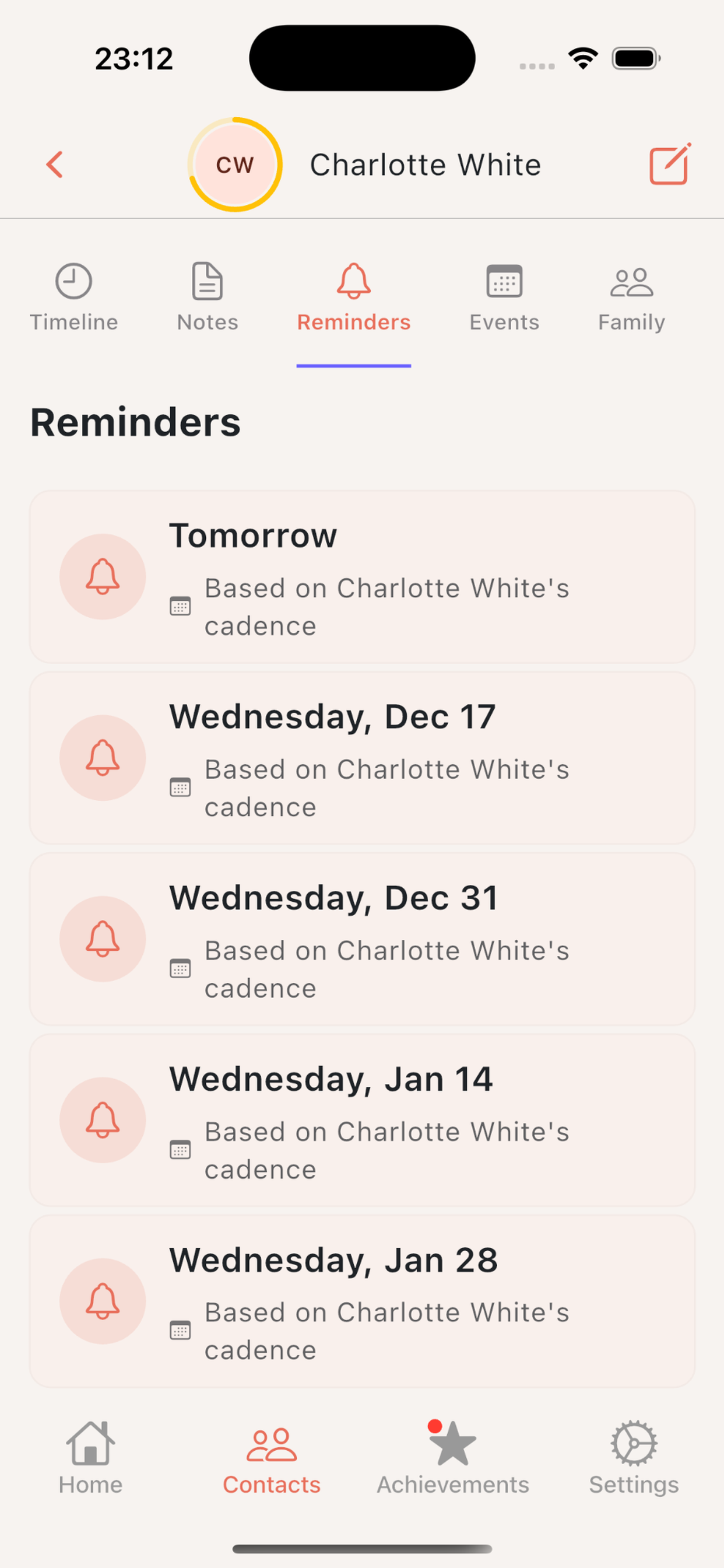 Kinly App Screenshot